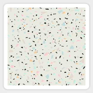 Tiny Pastel Terrazzo Texture Sticker